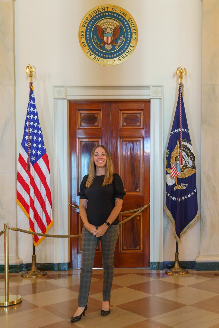 Teacher Aimee Bailey at White House History Teacher Institute